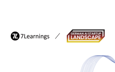 7Learnings logo and German AI Startup Landscape banner.