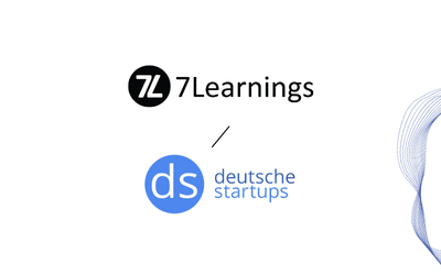 7Learnings and Deutsche Startups company logos.