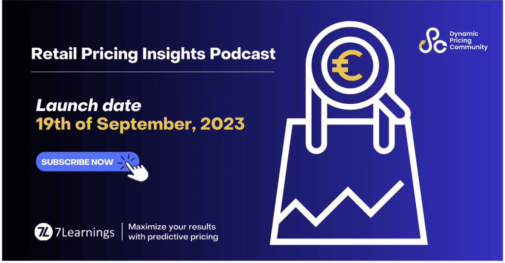 Retail Pricing Insights Podcast launching on September 19, 2023.