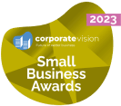 Corporate Vision 2023 Small Business Awards logo