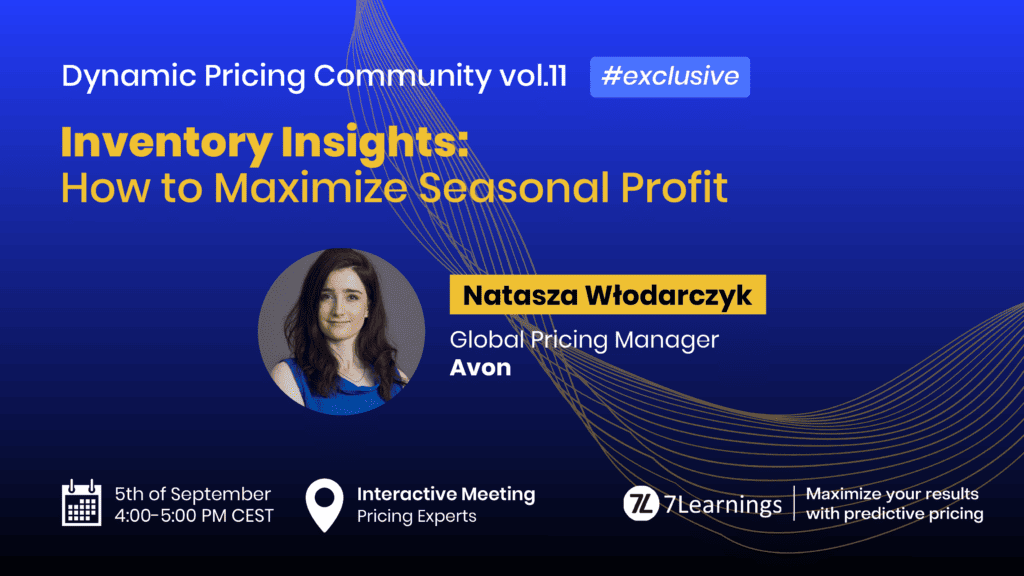 Inventory Insights webinar banner featuring Natasza Włodarczyk from Avon.