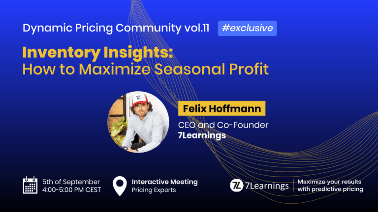 Inventory Insights: How to Maximize Seasonal Profit webinar banner.