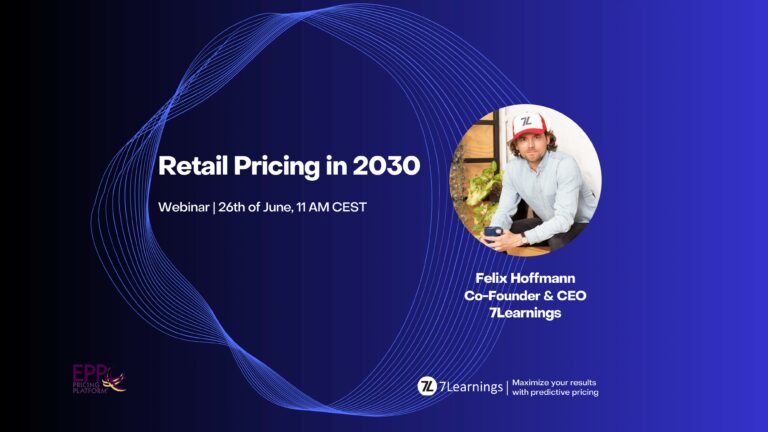 Retail Pricing in 2030 webinar banner featuring Felix Hoffmann.