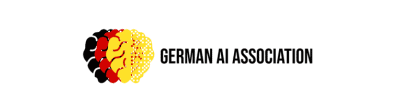 German AI Association logo with a stylized German flag brain.