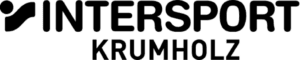 Black Intersport Krumholz logo on a white background.