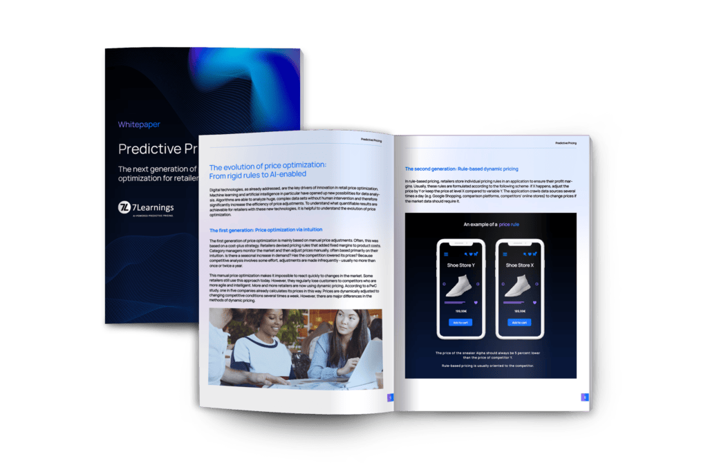 Whitepaper on predictive pricing for retailers by 7Learnings.