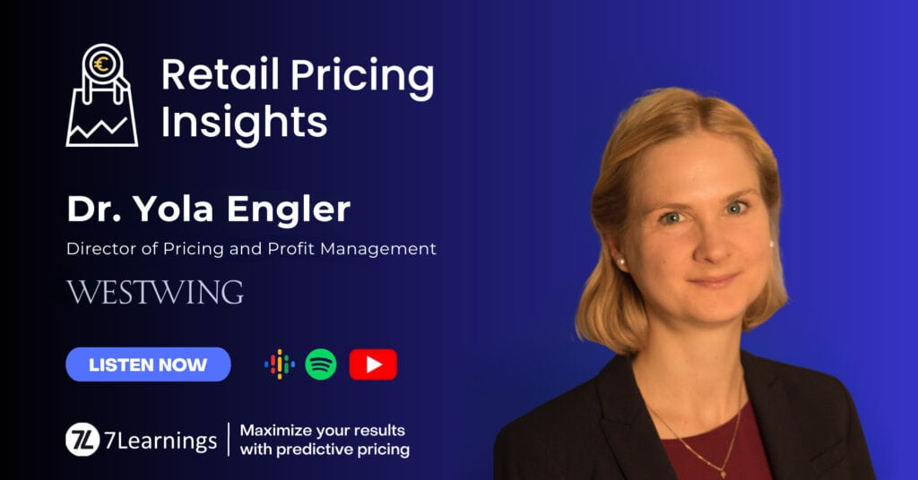 Retail Pricing Insights podcast featuring Dr. Yola Engler from Westwing.