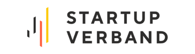 Startup Verband logo with vertical bars.