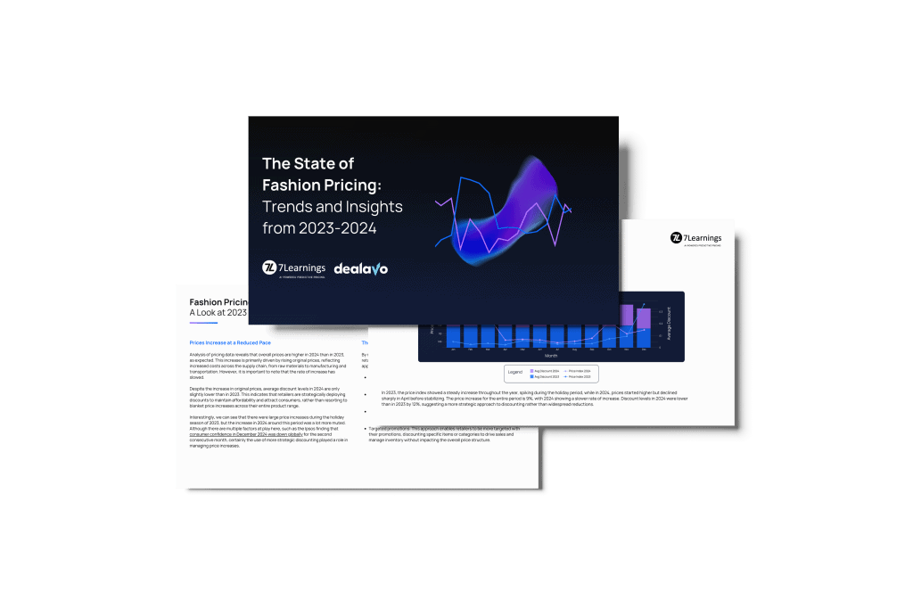 The State of Fashion Pricing trends and insights report cover.