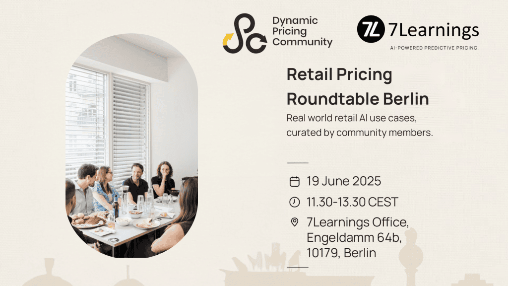 Retail Pricing Roundtable Berlin event flyer, June 19, 2025.