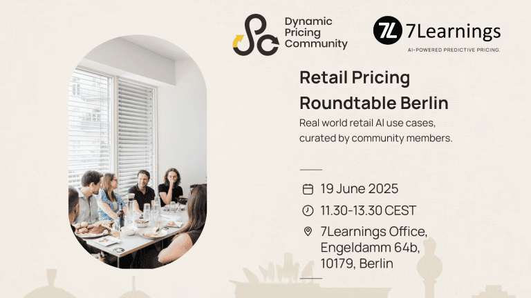 Retail Pricing Roundtable Berlin event flyer, June 19, 2025.