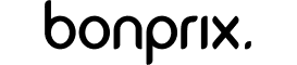 bonprix logo in black lowercase text.