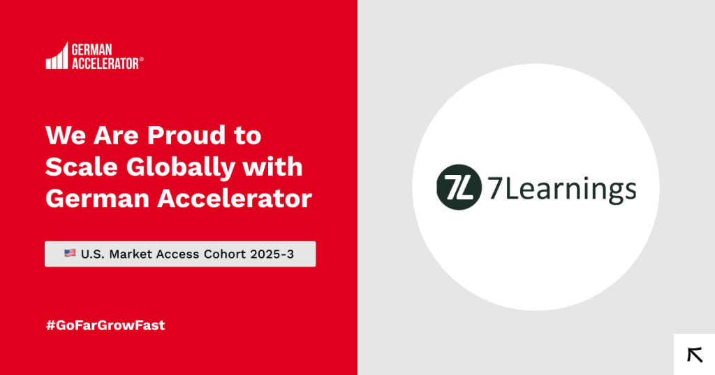 7Learnings scales globally with German Accelerator U.S. Market Access.