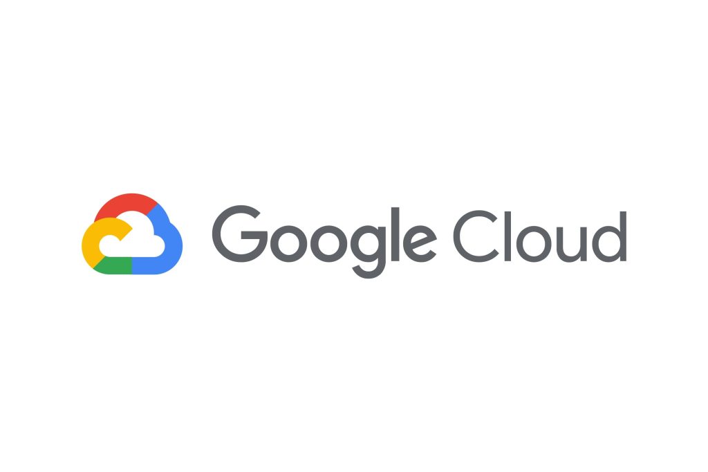 Google Cloud logo with a multicolored cloud icon.