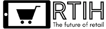 RTIH logo with a shopping cart icon on a tablet.