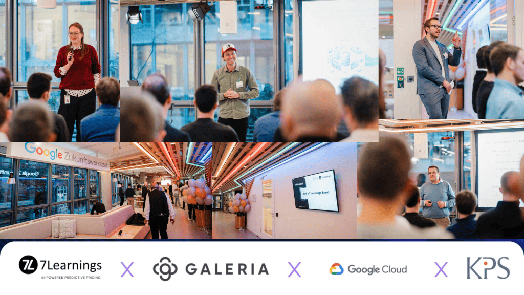 Collage of speakers and attendees at a business networking event.