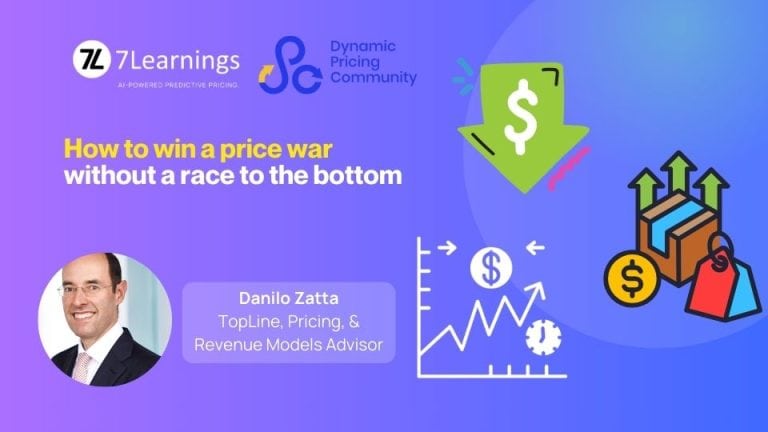 How to win a price war webinar featuring Danilo Zatta.