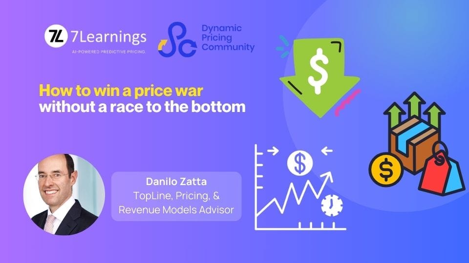 How to win a price war webinar featuring Danilo Zatta.