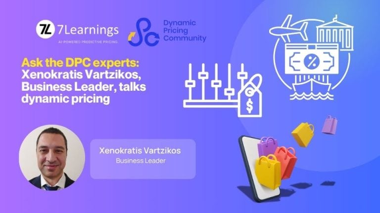 Xenokratis Vartzikos discusses dynamic pricing for the Dynamic Pricing Community.