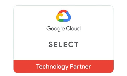 Google Cloud Select Technology Partner badge