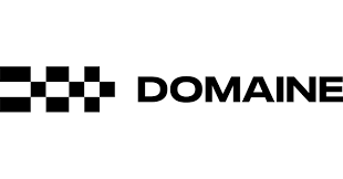 Domaine logo with a checkered pattern.