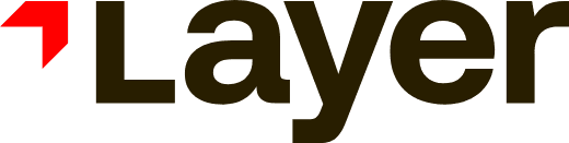 Layer logo with a red arrow icon.