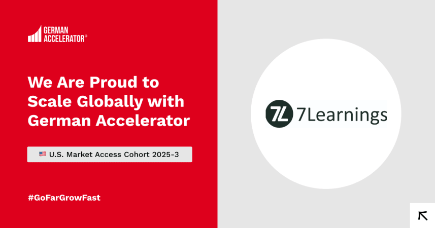 7Learnings scales globally with German Accelerator U.S. Market Access.