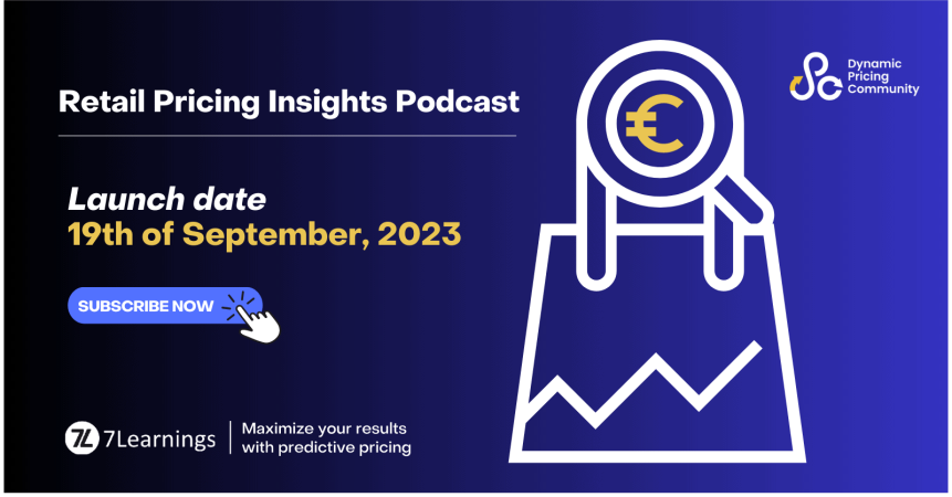 Retail Pricing Insights Podcast launching on September 19, 2023.