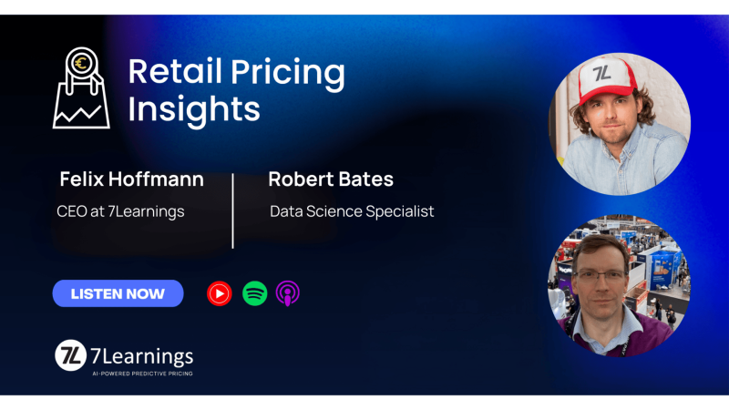 Retail Pricing Insights promo featuring Felix Hoffmann and Robert Bates.